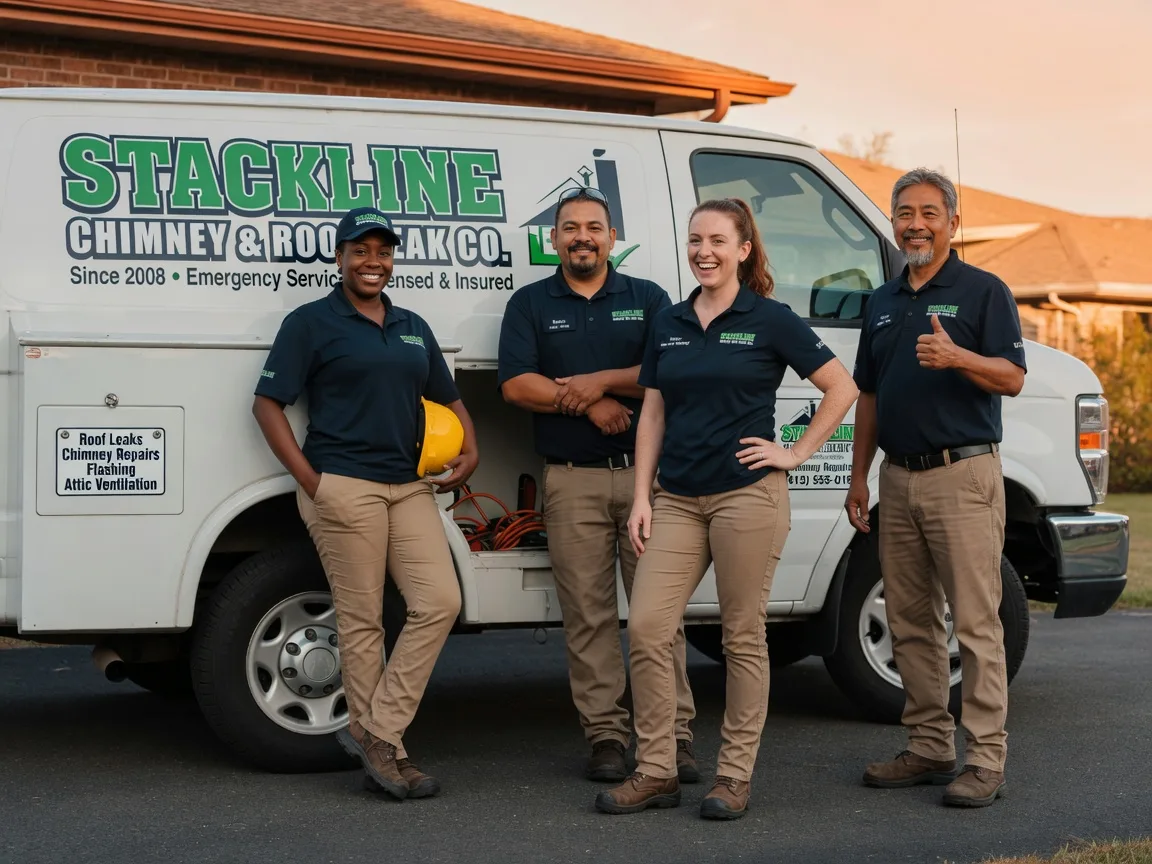 Chimney flashing repair company in Falls City, OR